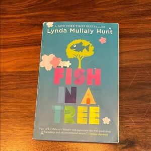's 'Fish in a Tree' Book with Blue Cover